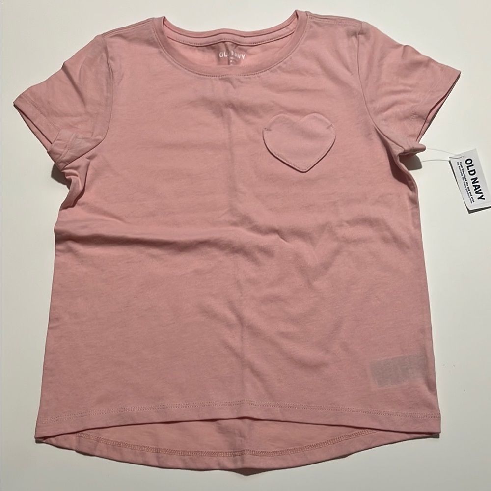 Old Navy Kids Pink Heart T-Shirt